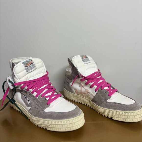 Off-White Sneakers 3.0 Off-Court High Men 11.5 in "White Grey" - Picture 3 of 8